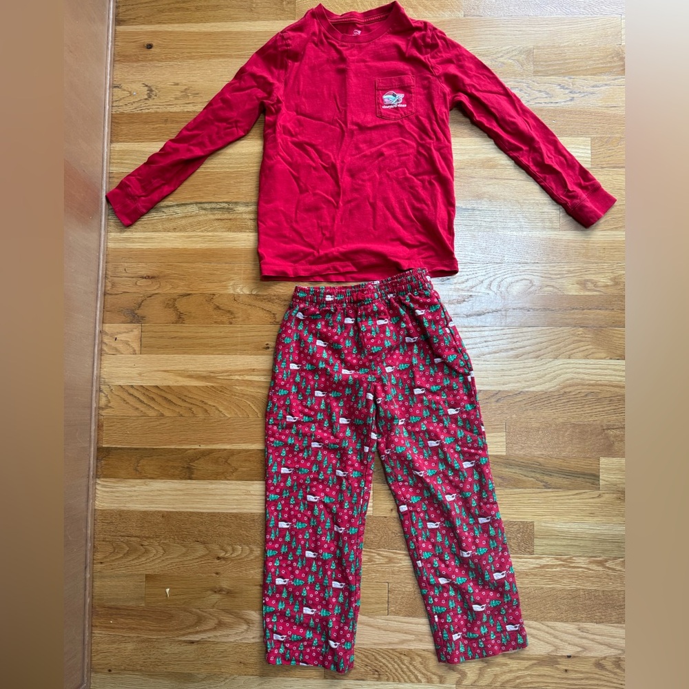 Vineyard Vines - Girls Christmas Pajamas Set